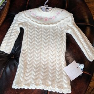 Baby girl sweater dress